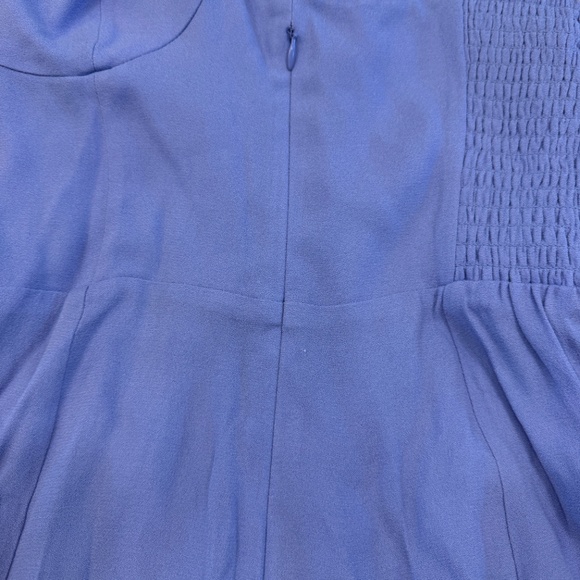 Aritzia Wilfred Cornflower Blue New Fable Mini Dress Size 4 NWT - Picture 8 of 8